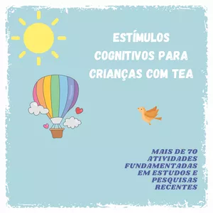 Imagem de capa para o Ebook Estímulos Cognitivos para crianças com TEA (Transtorno do Espectro Autista)