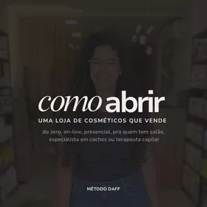 Imagem de capa para o Curso online Como abrir uma loja de cosméticos que vende todos os dias (do zero, online, presencial ou no salão)