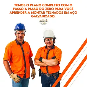 Montagem de Telhado em Aço Galvanizado