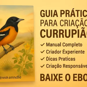 Imagem de capa para o Ebook Crie Currupiões com Sucesso: E-book Prático de Manejo e Legislação