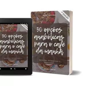 Imagem de capa para o Ebook 30 opções  anabólicas para o café da manhã. #1