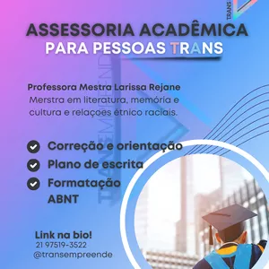 Imagem do curso Assessoria Acadêmica para pessoas trans