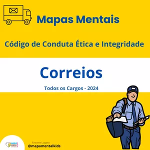 Imagem de capa para o Ebook Mapas Mentais - Código de Conduta Ética e Integridade dos Correios 