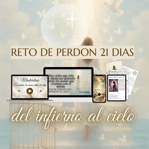 Imagen de portada para Curso online Reto de perdon.  21 DÍAS PARA SALIR DEL INFIERNO Y REGRESAR AL CIELO
