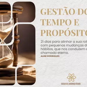 Imagem de capa para o Ebook Gestão do Tempo e Propósito