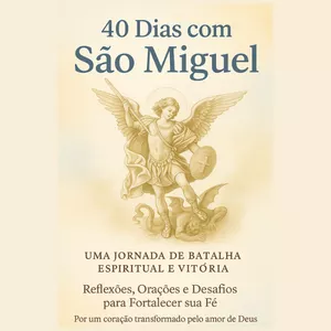 Imagem de capa para o Ebook 40 Dias com São Miguel 