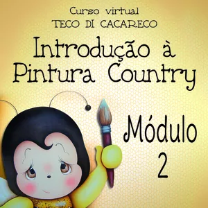 Imagem de capa para o Curso online 2-Curso Virtual INTRODUÇÃO À PINTURA COUNTRY - Módulo 2