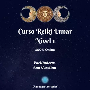 Imagem de capa para o Curso online Reiki Lunar Nível 1 
