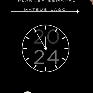 Imagem de capa para o Ebook Planner Semanal PDF Completo 2024 