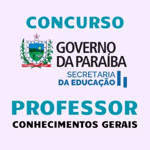 Imagem de capa para o Curso online Concurso Professor - SEE-PB (Conhecimentos Comuns)