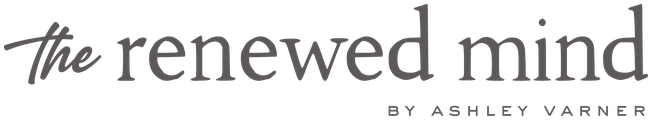 The Renewed Mind by Ashley Varner logo
