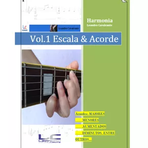 Imagem de capa para o Ebook Escalas &amp; Acordes Vol.01