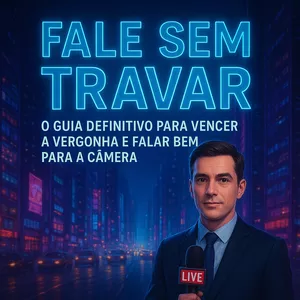 Imagem de capa para o Ebook Fale Sem Travar:  O Guia Definitivo para Vencer a Vergonha e Falar Bem na Câmera