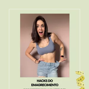 Imagem de capa para o Ebook 20 HACKS DO EMAGRECIMENTO - POR MARIA ORSI