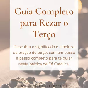 Imagem de capa para o Ebook Guia Como Rezar o Terço