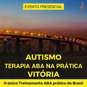 Imagem de capa para o Evento presencial Vitória - Aplicador Aba no Autismo