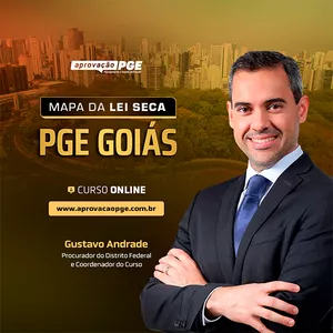 Imagem de capa para o Curso online MAPA DA LEI SECA - PGE GOIÁS