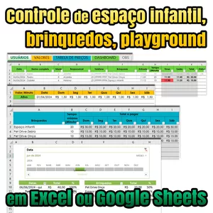Imagem do curso Controle de espaço infantil, brinquedos, playground