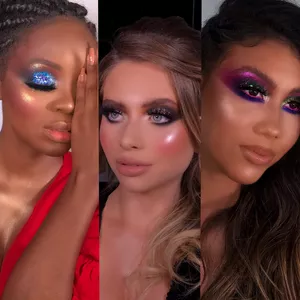 Imagem de capa para o Curso online Pele Negra e Smokey Glam Multicromatico e Glitter