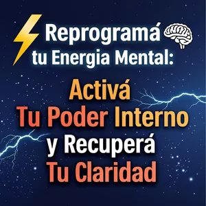 Imagen de portada para Ebook ⚡🧠 Reprogramá tu Energía Mental: Activá Tu Poder Interno y Recuperá Tu Claridad