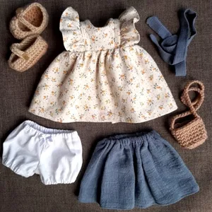 Imagem de capa para o Ebook Roupinha para Boneca Daisydolls: Conjunto Primavera (Apostila)