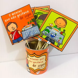 Imagem de capa para o Ebook  Palitoches O menino que não gostava de sopa