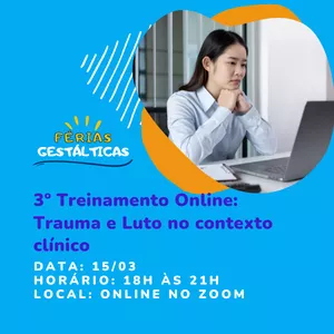 Imagem de capa para o Curso online Treinamento Online: Trauma e Luto no contexto clínico