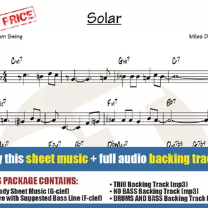 Cover image for Online course Solar (Sheet Music + Backing Tracks)