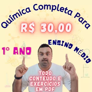 Imagem do curso QUÍMICA COMPLETA 1° ANO (VERSÃO PDF)