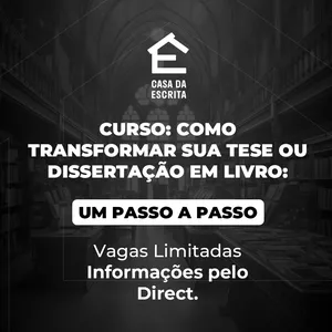 Imagem de capa para o Curso online Como transformar ua tese ou dissertação em livro