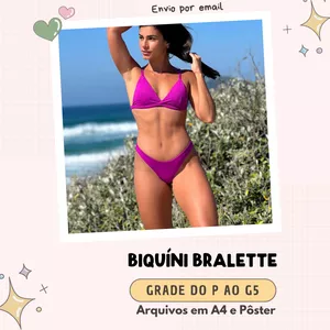 Imagem de capa para o Ebook Biquíni Bralette - Molde em PDF
