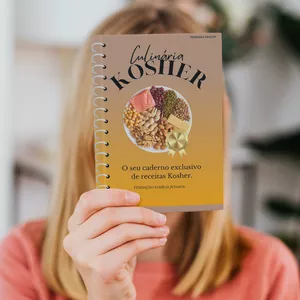 Imagem de capa para o Ebook Culinária Kosher - O seu caderno exclusivo de receitas Kosher