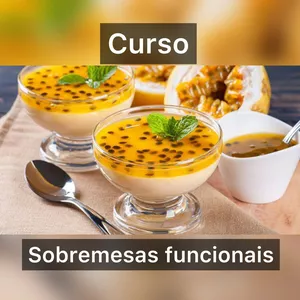 Imagem de capa para o Curso online RECEITAS DE SOBREMESA FUNCIONAL