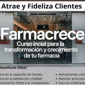 Imagen de portada para Curso online Farmacrece: Formación Inicial en Atención Emocional y Marketing para Farmacéuticos