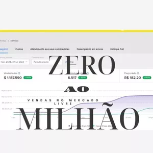 Imagem de capa para o Curso online Do zero ao Milhão no Mercado Livre
