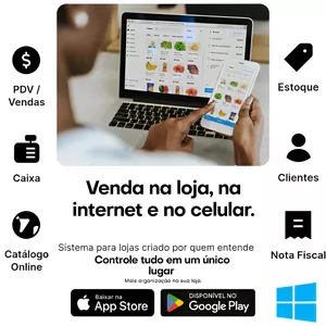 Imagem de Sistema: PDV + APLICATIVO + SITE + LINK DE DOWNLOAD  criado por Lucas Rodrigues Rocha na hotmart