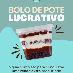 Imagem de capa para o Ebook Bolo de Pote Delicioso