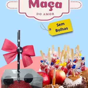 Imagem de capa para o Ebook Maçãs do Amor Perfeitas: Sem Bolhas e Infinitas Cores