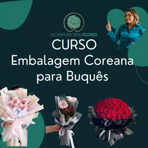 Imagem principal do produto EMBALAGEM COREANA PARA BUQUÊS DE FLORES
