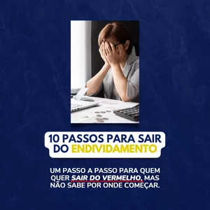 Imagem de capa para o Ebook 10 Passos Para Sair do Endividamento