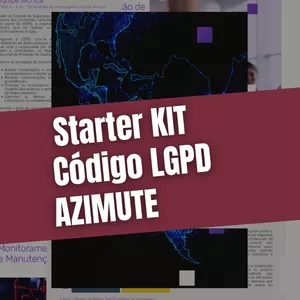Imagem de capa para o Ebook  Starter Kit Código LGPD - AZIMUTE