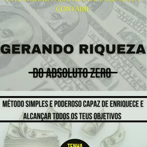 Imagem de capa para o Ebook Mindset Gerando Riqueza do Zero 