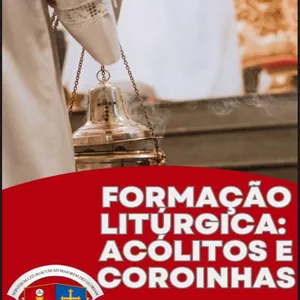 Imagem de capa para o Ebook formação: acólitos e coroinhas 