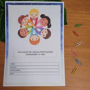 Imagem de capa para o Ebook Avaliação para Sondagem em Língua Portuguesa e Matemática - 4° ano