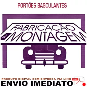 Imagem de capa para o Ebook Projeto Portão Basculante