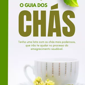 Imagem de capa para o Ebook O GUIA DOS CHÁS