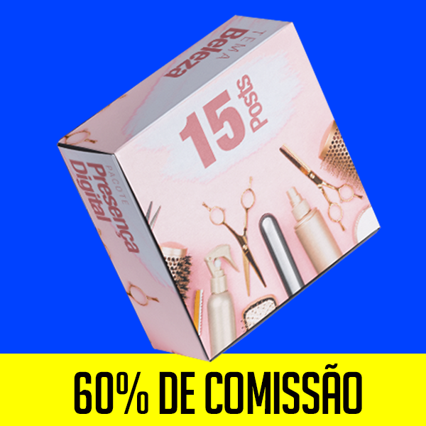 Imagem do curso Pacote de Post para Beleza - CMZ (15 Posts)
