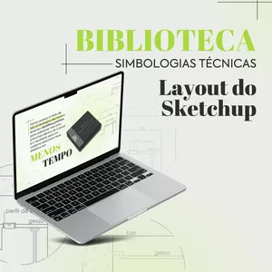 Imagem do curso BIBLIOTECA SIMBOLOGIAS TÉCNICAS PARA O LAYOUT DO SKETCHUP