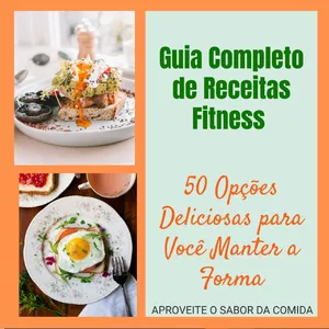 Imagem de capa para o Ebook Guia Completo de Receitas Fitness