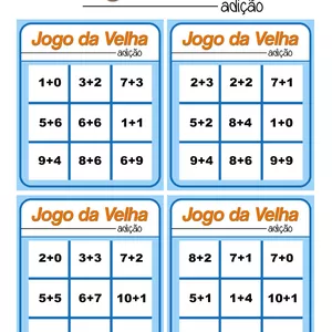 Imagem de capa para o Ebook Jogo da velha da adição